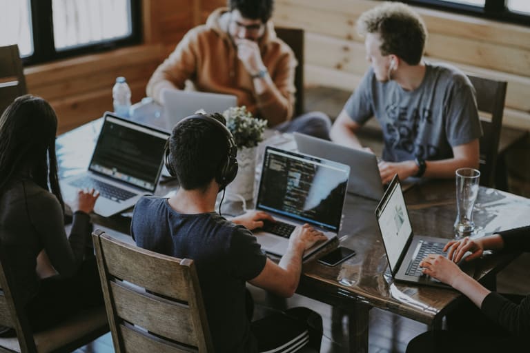 The venture studio team at work